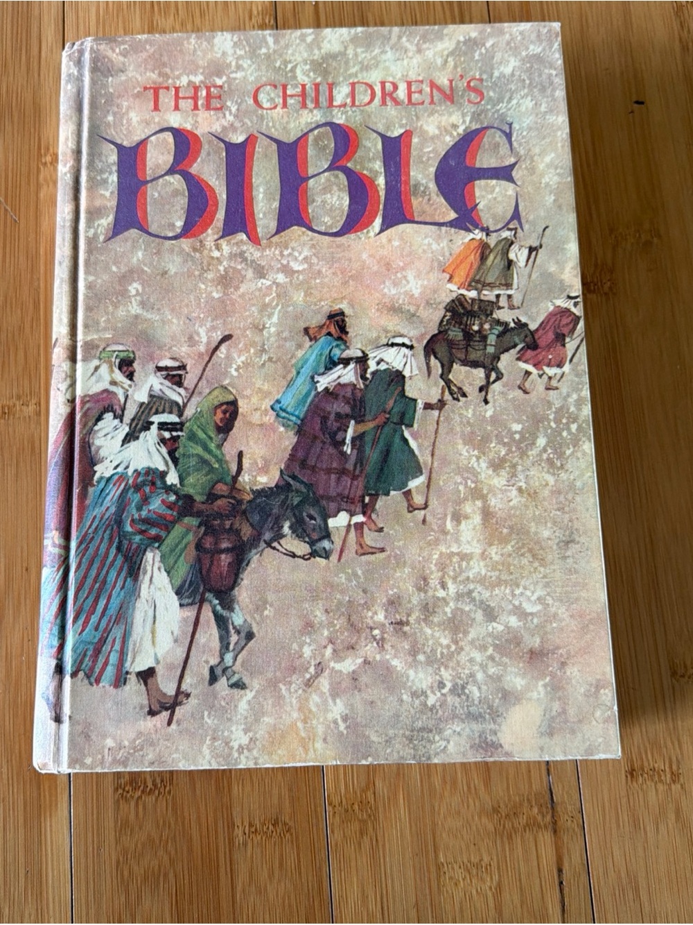 Vintage Children’s Bible Hardcover by Golden Press in 1965 Excellent Condition